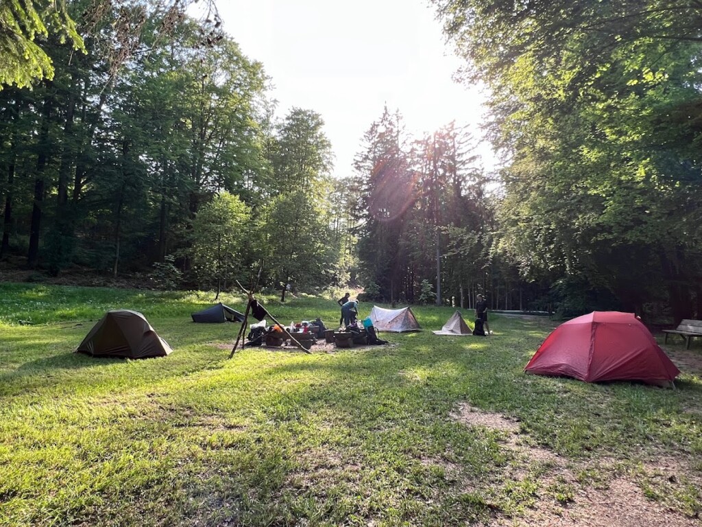 Zelten auf der Rehwiese mit den Rucksackfrauen